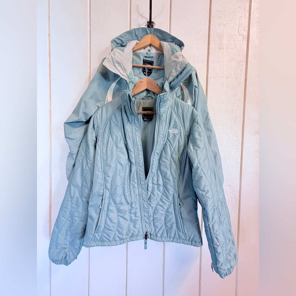 The North Face HyVent 3-in-1 Waterproof Ski Snow Jacket Size L - Picture 10 of 11